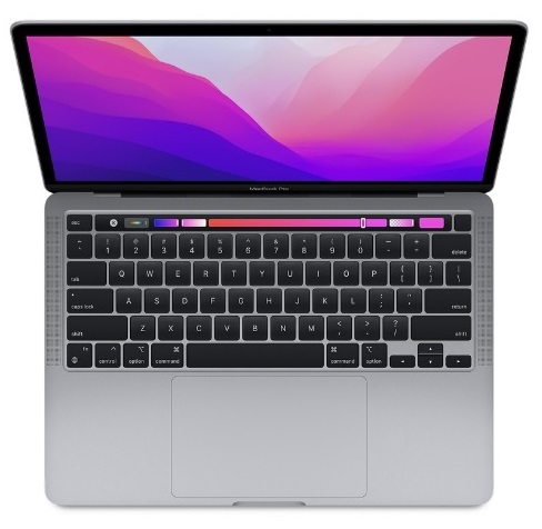 لپ تاپ اپل 13.3 اینچی مدل Apple MacBook Pro 2022 MNEJ3 پردازنده M2 رم 8GB حافظه 512GB SSD